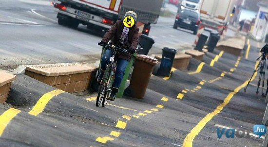 Körmendi bicikliút, fotó: Szendi Péter, Vas Népe Online alapján